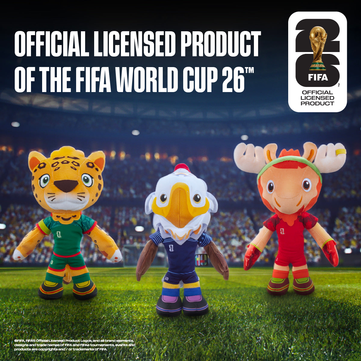 FIFA World Cup 2026 Canada 8-Inch Plush - Official Maple the Moose Mascot - Image 2