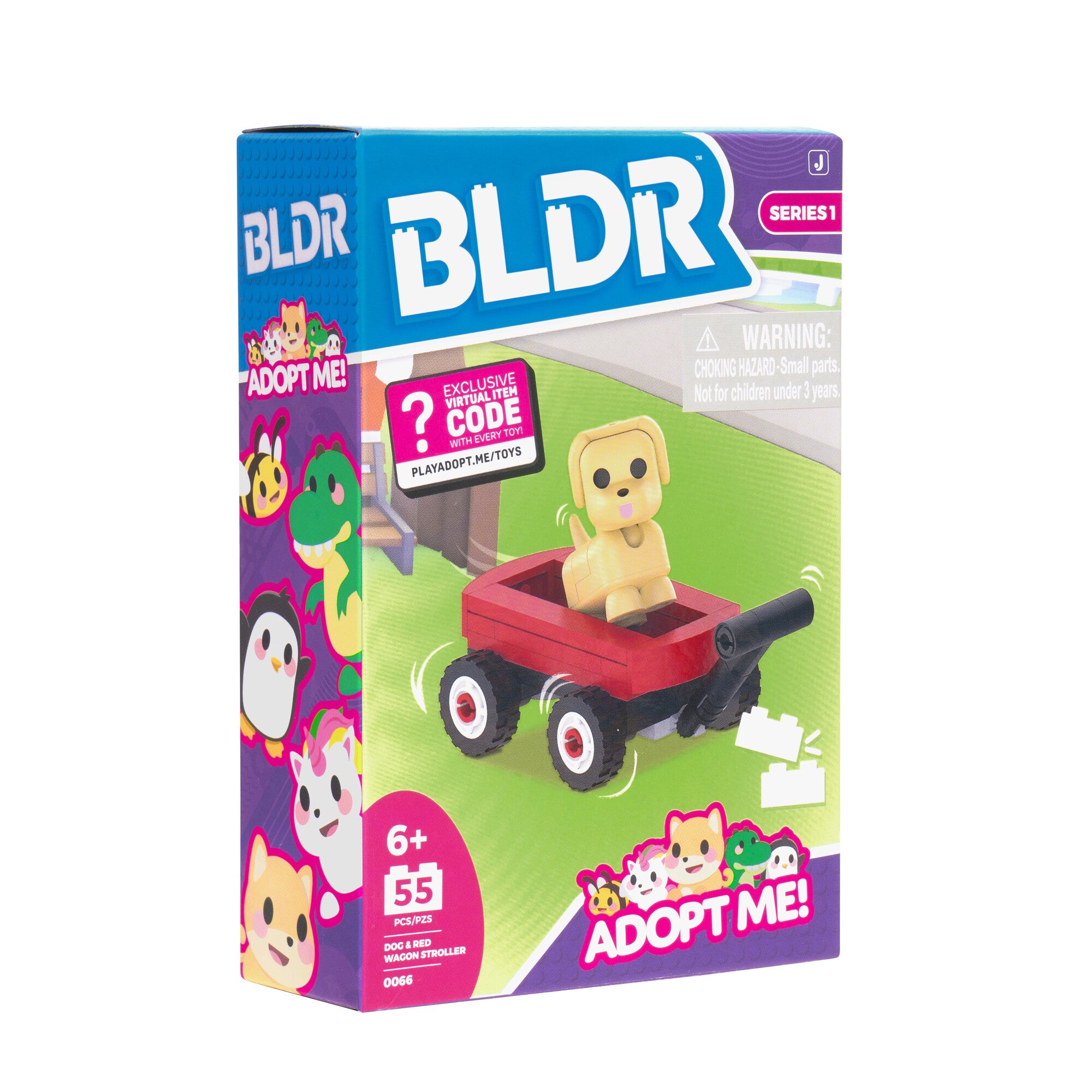 Adopt Me Dog & Red Wagon Stroller Building Set - Image 4