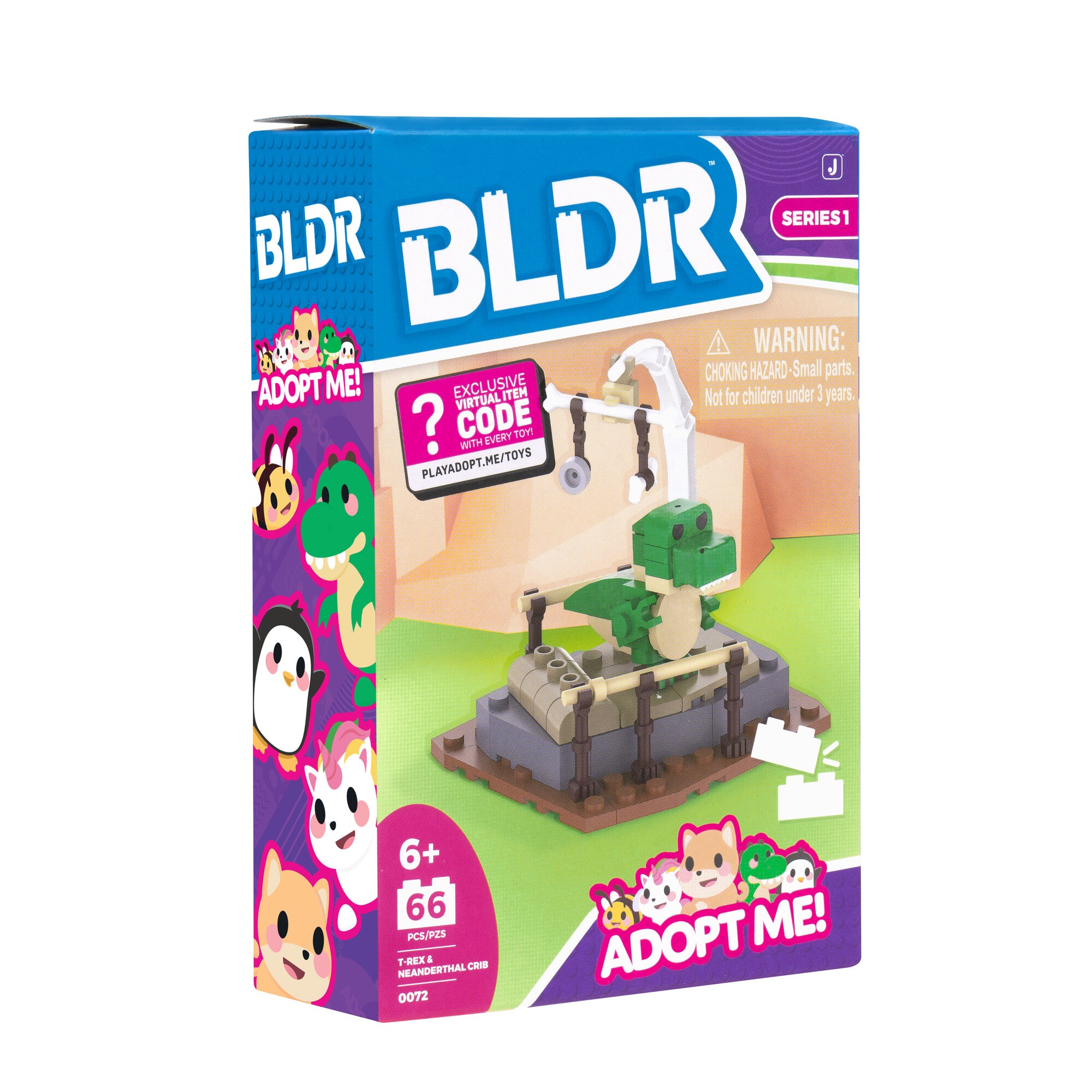 Adopt Me T-Rex & Neanderthal Crib Building Set - Image 3