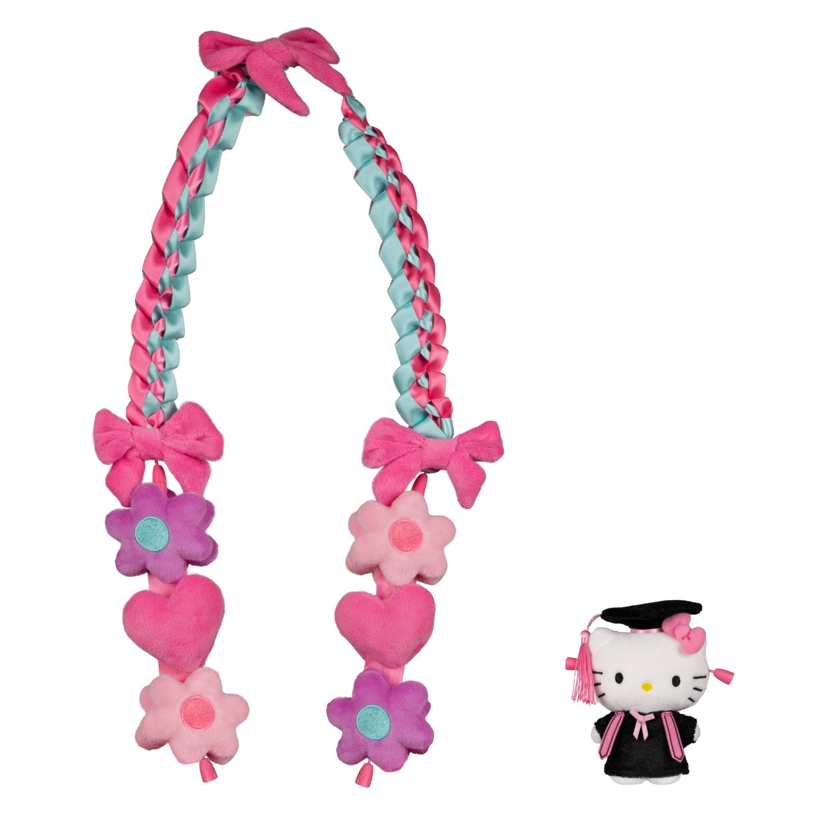 Hello Kitty 21-Inch Graduation Plush Lei with 4-Inch Collectible Plush - Image 4