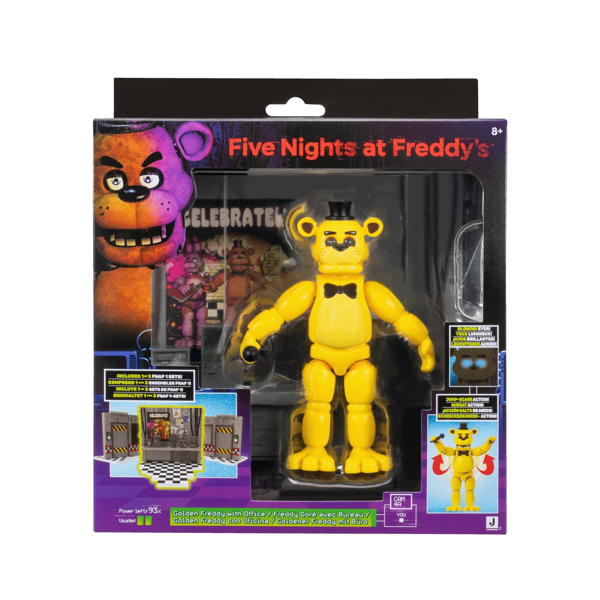 Five Nights at Freddy's Golden Freddy Office Set - 5-Inch Articulated Figure - Image 2