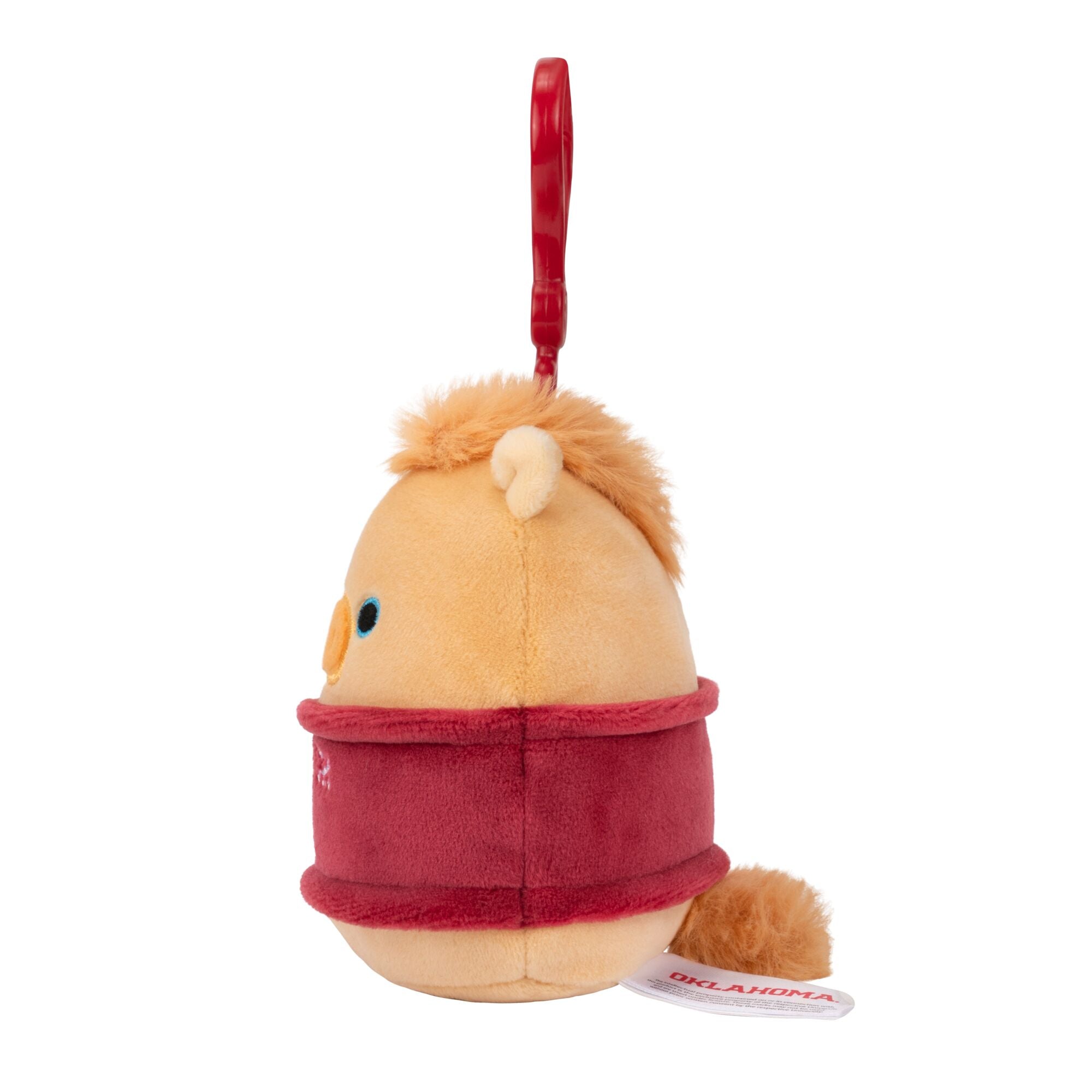 University of Oklahoma 3.5-Inch Boomer Plush Clip - Image 4