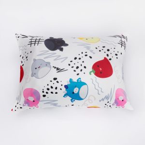 Squish Vibes White SquishPillow Pillowcase (Standard)