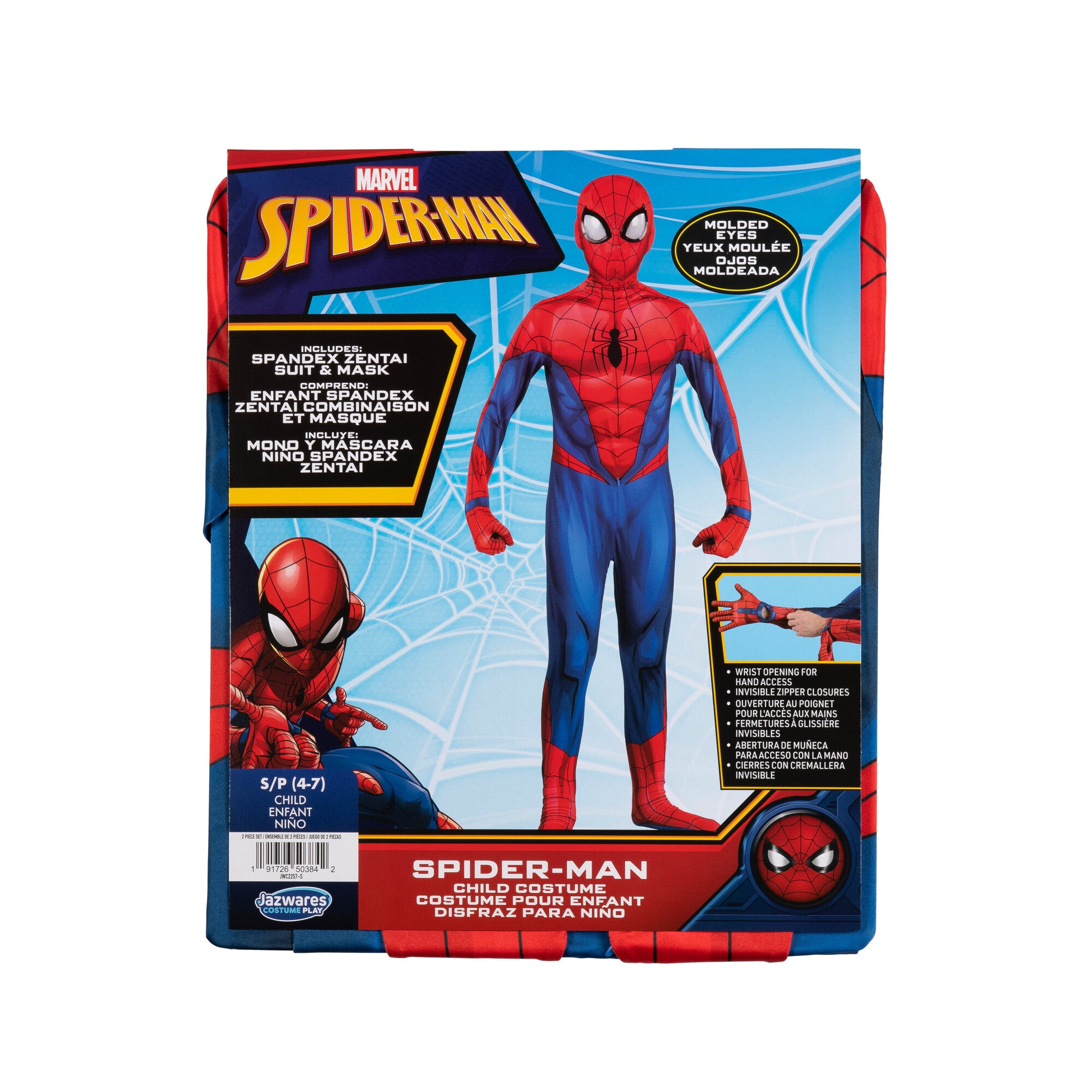MARVEL Spider-Man Official Youth Deluxe Zentai Costume - Image 12