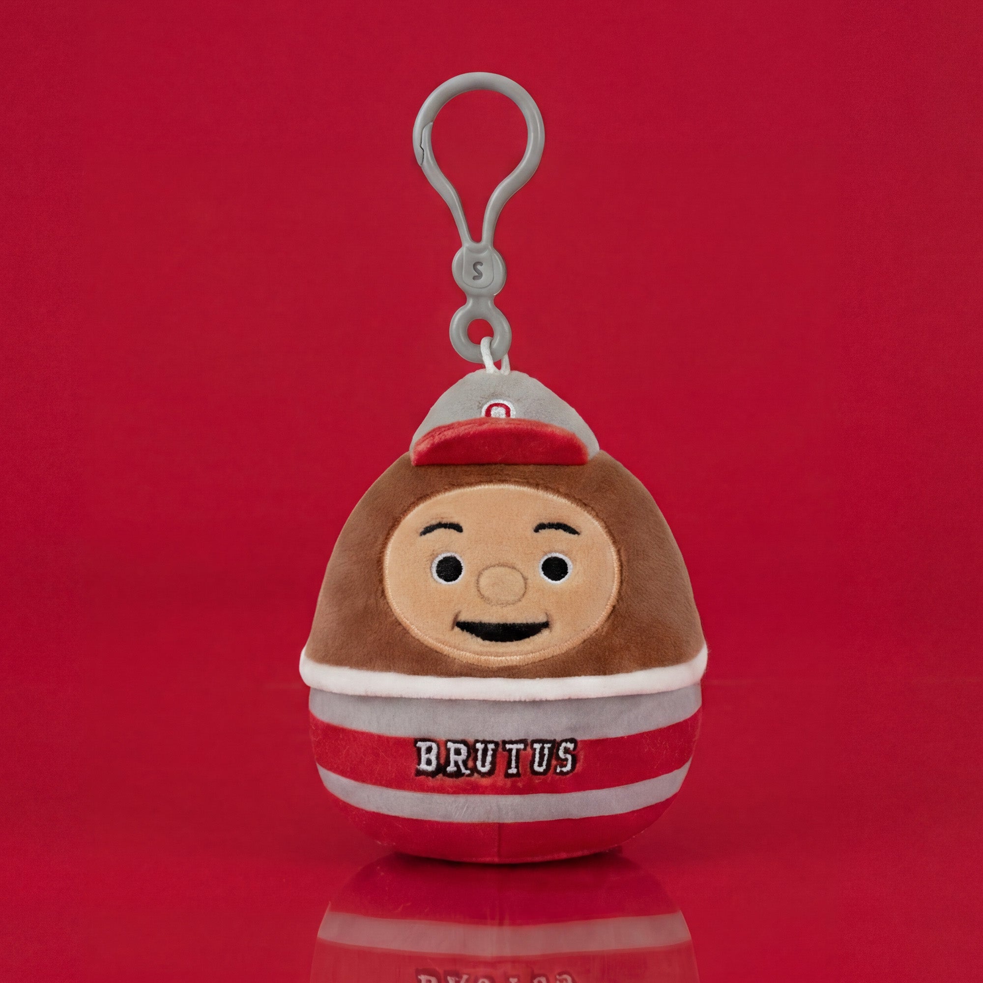 Ohio State 3.5-Inch Brutus Plush Clip - Image 2