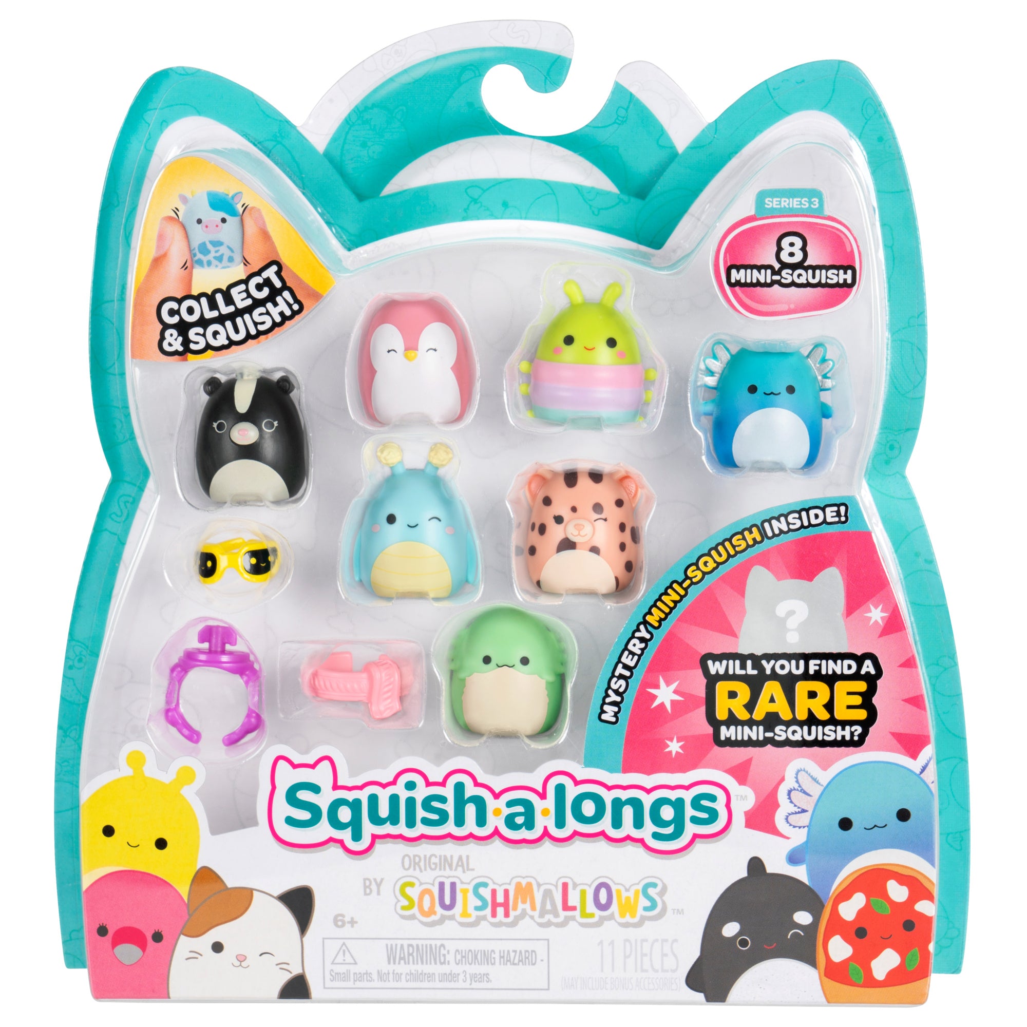 Squish-a-longs Mini-Squish 8-Pack Style 1 - Image 3