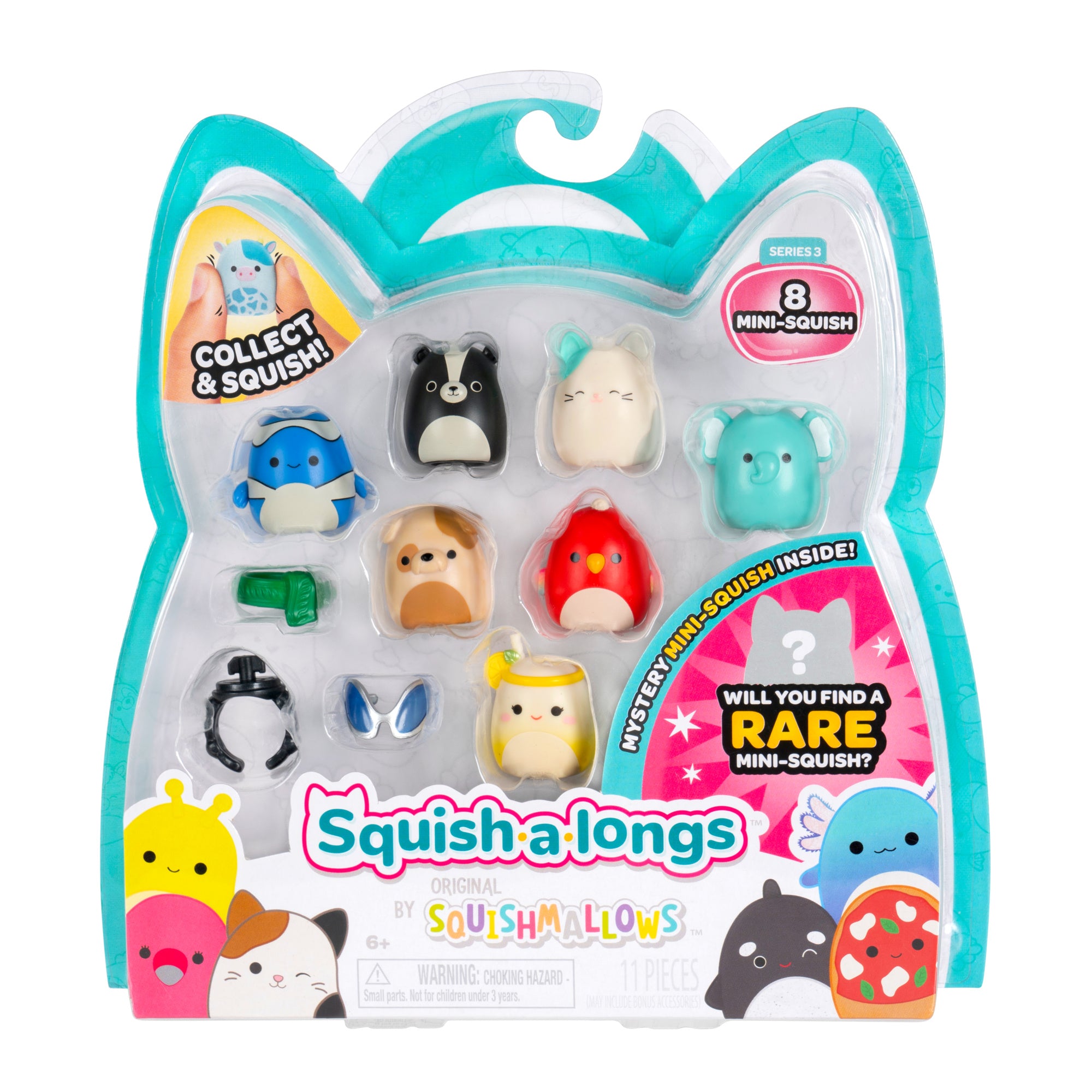 Squish-a-longs Mini-Squish 8-Pack Style 4 - Image 3