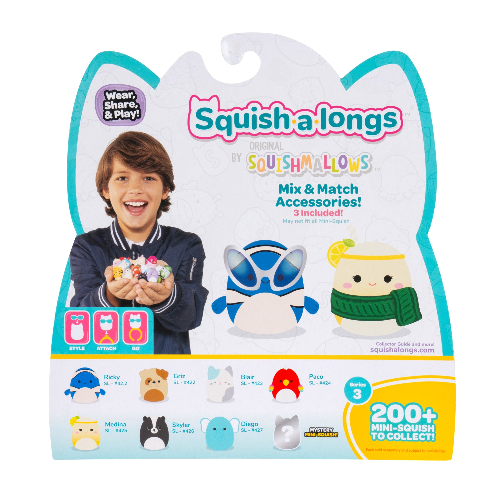 Squish-a-longs Mini-Squish 8-Pack Style 4 - Image 4