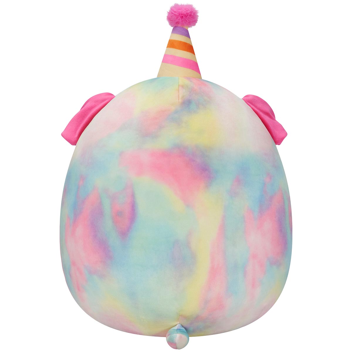 12-Inch Delenne the Rainbow Tie-Dye Dog With Party Hat - Image 4