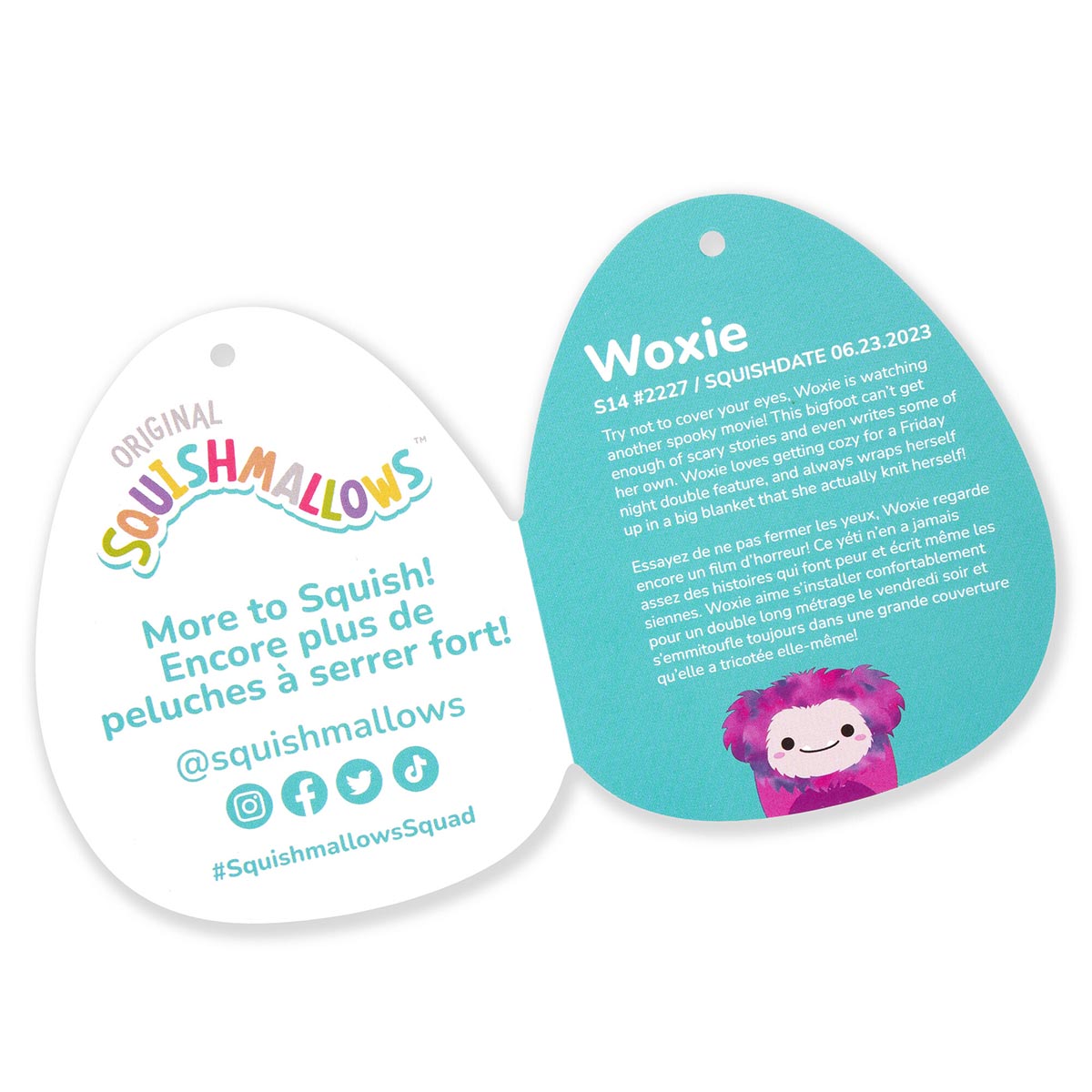 14-Inch Woxie the Magenta Bigfoot - Image 6