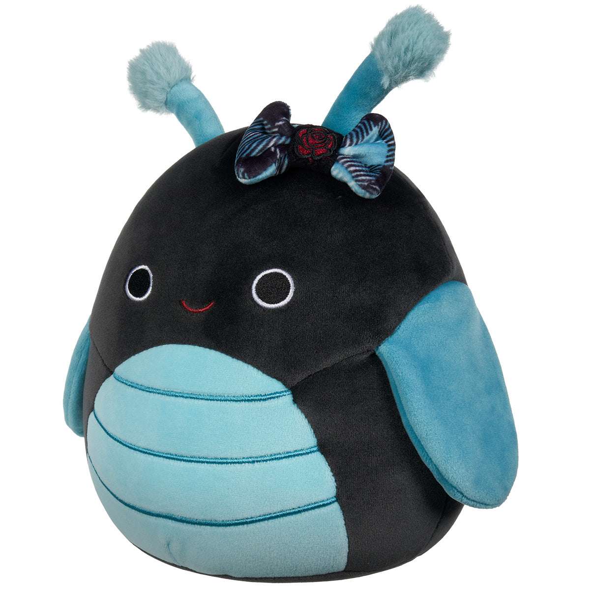 14-Inch Celie the Teal and Black Grasshopper with Bow - Image 2