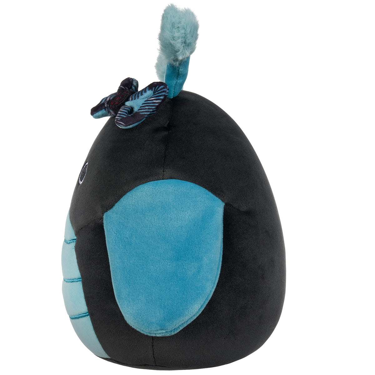 14-Inch Celie the Teal and Black Grasshopper with Bow - Image 3