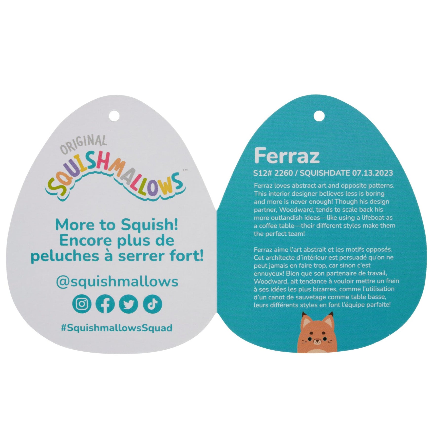 12-Inch Ferraz the Orange Caracal Cat - Image 6