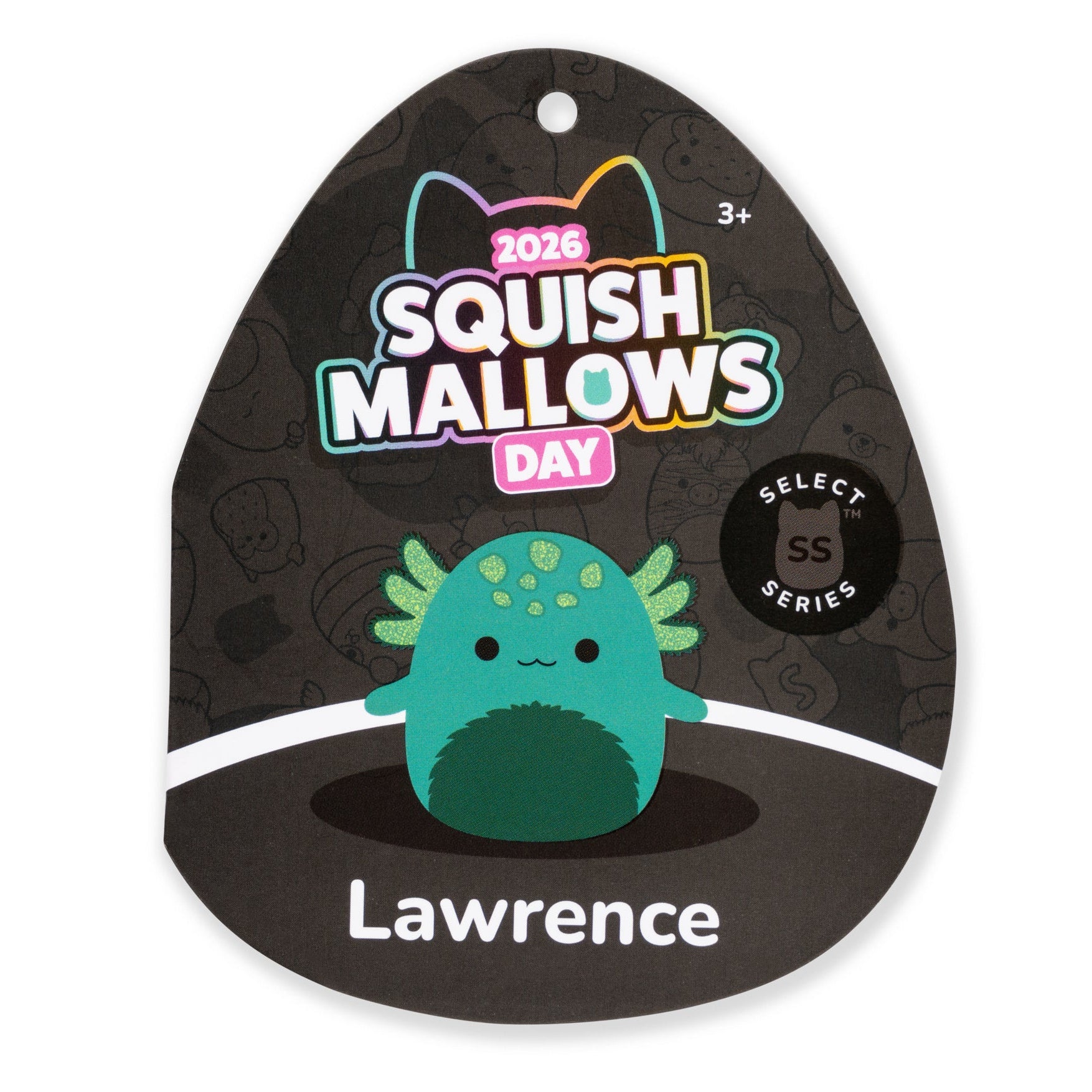 8-Inch Select Series Lawrence the Green Axolotl with Spots - Image 6