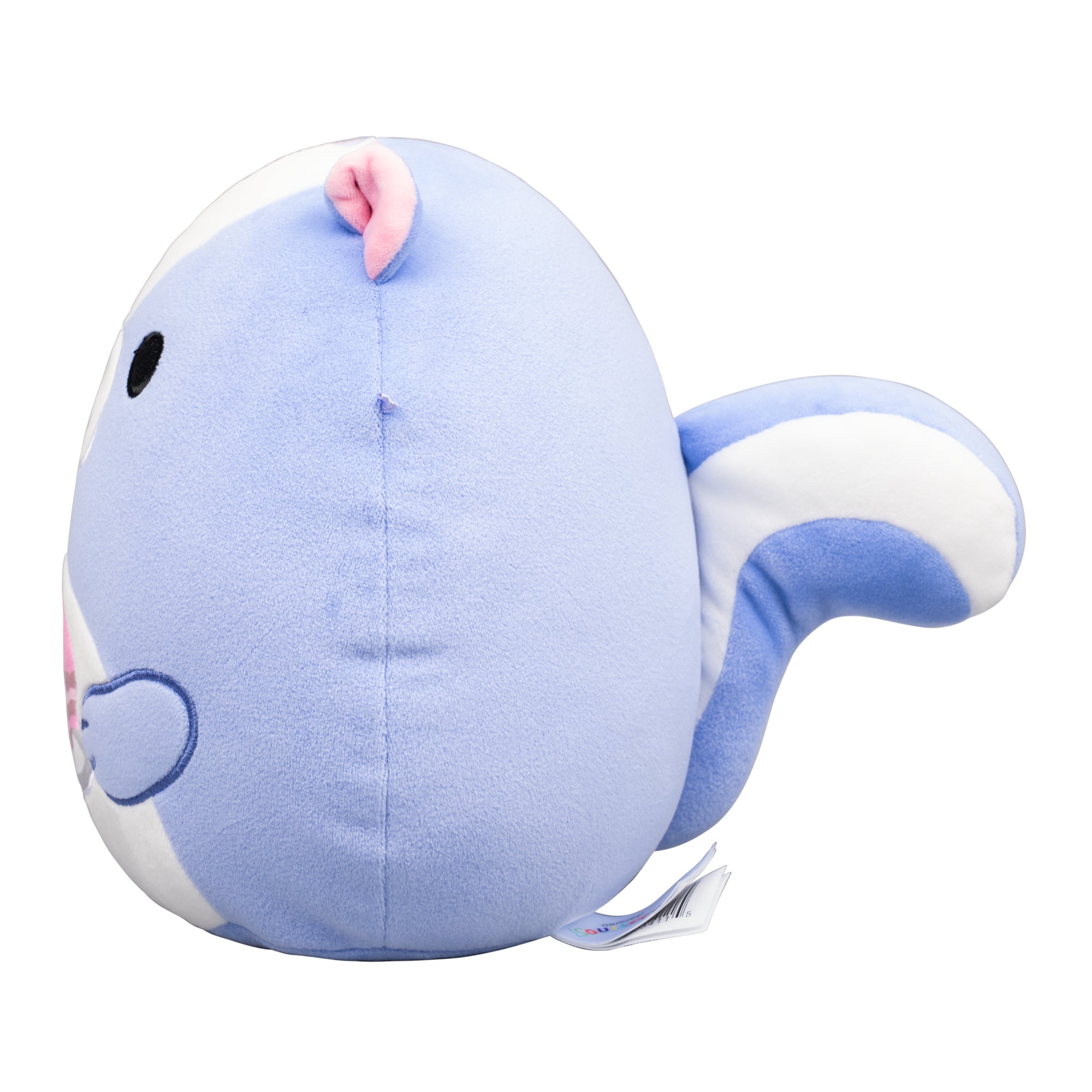 8-Inch Caspian the Lavender Skunk Holding Cake Slice - Image 3
