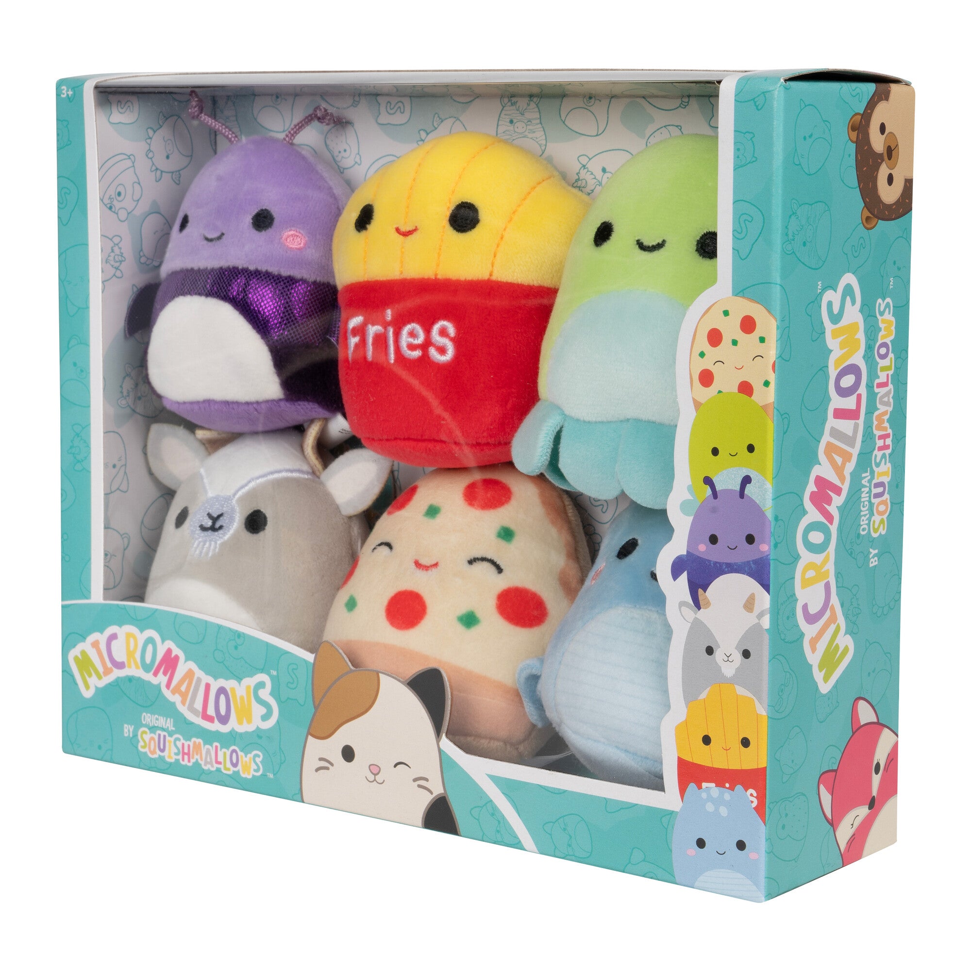 Micromallows 6-Pack – Axel Beetle. Lune Loch Ness Monster. Floyd French Fries. Orphie Octopus. Pep Pizza. Walker Goat - Image 10