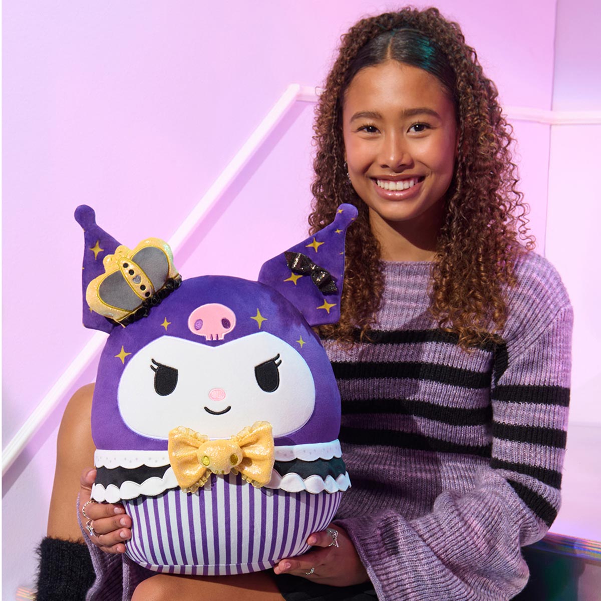 Hello Kitty and Friends 12-Inch Kuromi 20th Anniversary Kuromi Squishmallows - Image 3