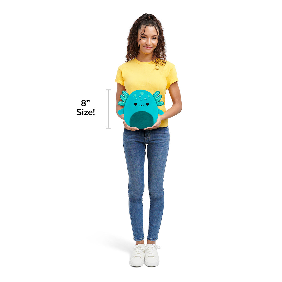 8-Inch Select Series Lawrence the Green Axolotl with Spots - Image 8