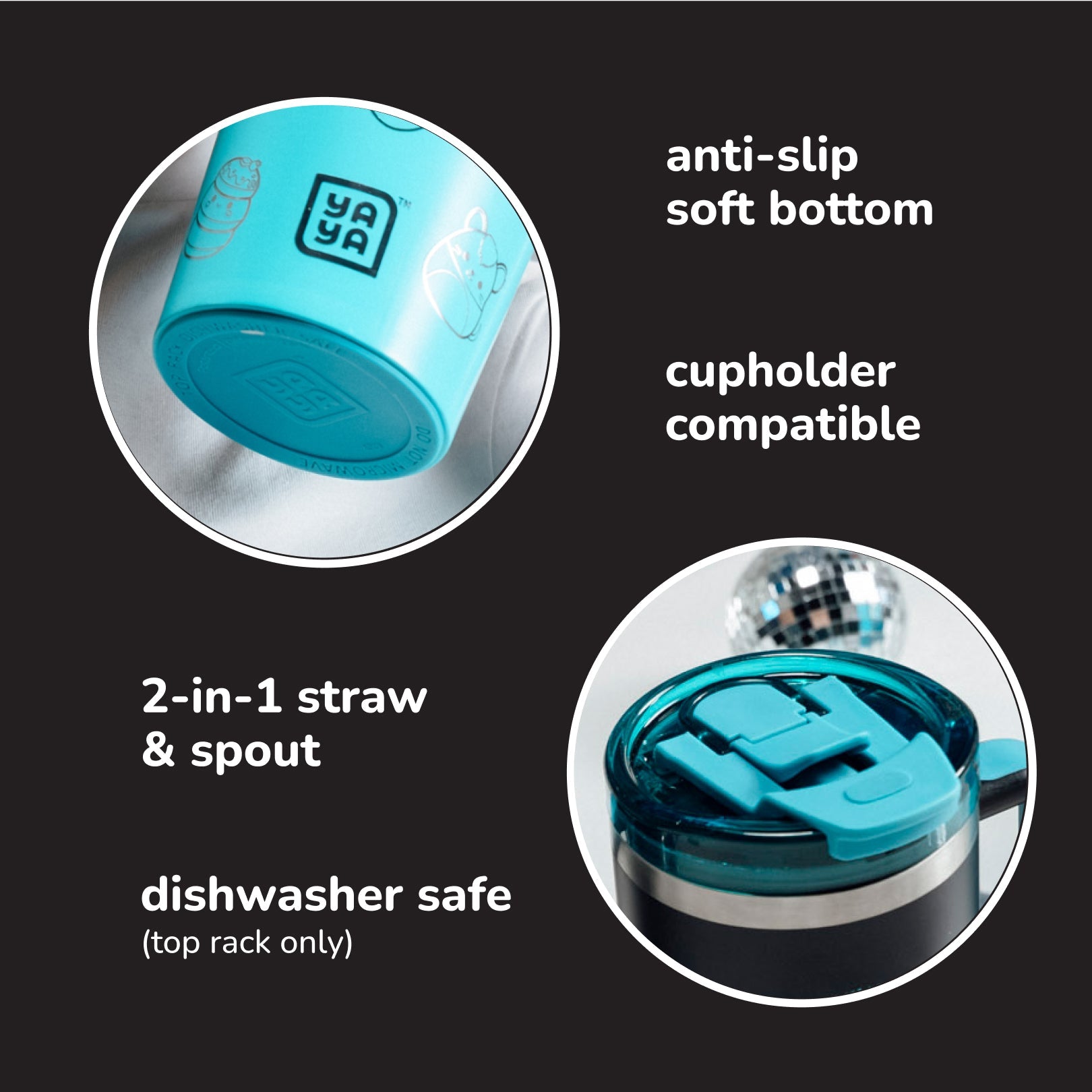 Squishmallows Bling Tumbler with Straw - Image 7
